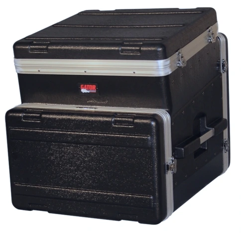 GATOR GRC-10X6 - рэковый кейс,пластик,черный,10U верх, 6U низ, компактный, легкий доступ к кабелям фото 1