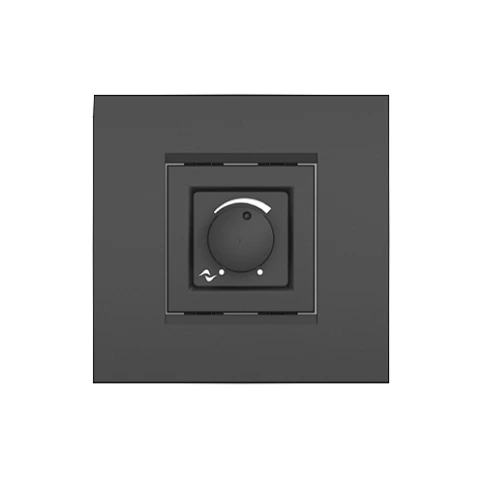 POWERSOFT WMP LEVEL SQUARE BLACK - настен. контроллер д/удалённого управ-я усилит. Powersoft, черная фото 1