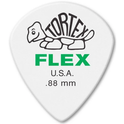 Медиатор, толщина 0.88мм, Dunlop Tortex Flex Jazz III фото 1