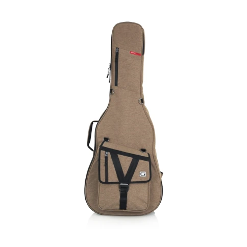 GATOR GT-ACOUSTIC-TAN - усиленный чехол для акустических гитар, цвет бежевый фото 1