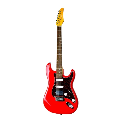 REDHILL STM300 RD - электрогитара, Stratocaster, S-S-H, ольха/клен+палисандр, цвет красный фото 2