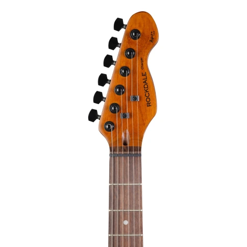 Электрогитара ROCKDALE Stars Plus HT HH Orange Blaze Metallic фото 8