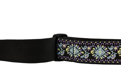 Ремень гитарный FENDER PASADENA WOVEN STRAP YLW CLOVER фото 3