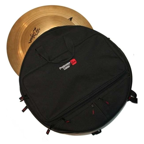 GATOR GP-CYMBAK-22 - нейлоновая сумка для тарелок, с разделителями, на 6 тарелок до 22' фото 1