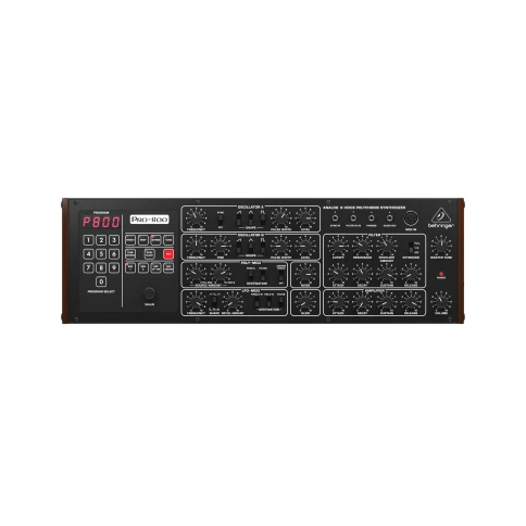 BEHRINGER PRO-800 - классический аналоговый 8-голосный полифонический синтезатор с VCO, VCF, арпеджи фото 2