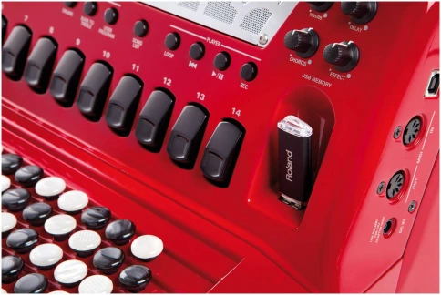 ROLAND FR-8XB RD - Баян фото 9