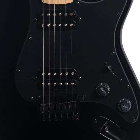 Электрогитара ROCKDALE Stars Plus HT HH Maple Black фото 6
