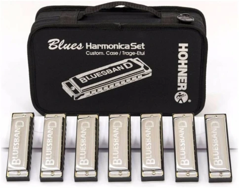 HOHNER Blues Band CDEFGABb - Губные гармошки (набор) диатоническая фото 3