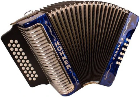 HOHNER Corona III ADG dark blue - Аккордеон диатонический фото 1
