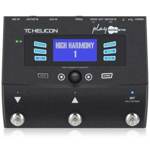 TC HELICON PLAY ACOUSTIC - напольный процессор для вокала и акустической гитары фото 2