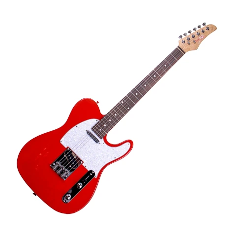 REDHILL TLX300 RD - электрогитара, Telecaster, S-S, ясень/клен, цвет красный фото 1