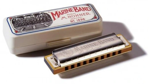 HOHNER Marine Band 1896/20 B гармонический минор - Губная гармоника диатоническая фото 6