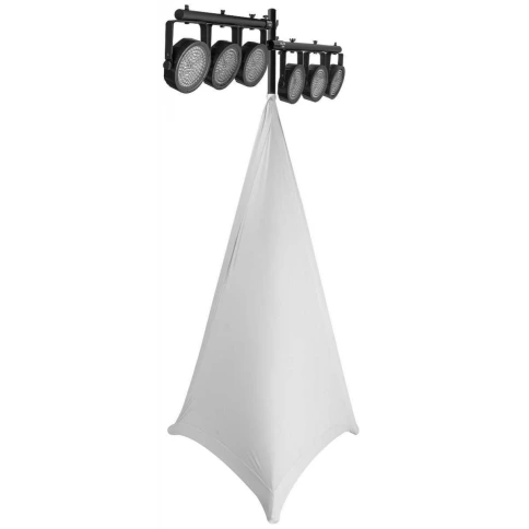ONSTAGE SSA100W - накидка для спикерной/световой стойки, белая фото 4