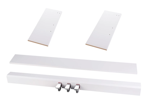 NPS-1-WH Стойка с 3-мя педалями для цифрового пианино NPK-10 и NPK-20, Nux фото 4