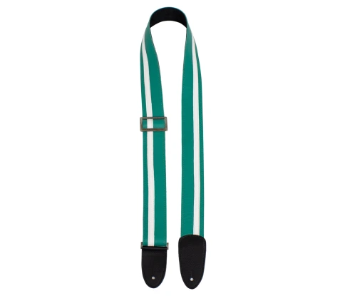 Perri's CCL-7520 - Ремень для гитары, Серия: Leather and Suede Straps, Материал: кожа, Рисунок: белая полоса, Ширина ремня: 5 см фото 1