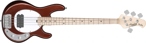 STERLING StingRay Short Scale Dropped Copper - Бас-гитара 4 струны фото 1