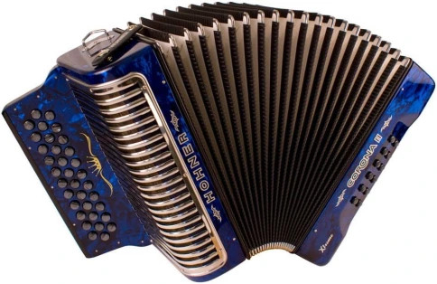 HOHNER Corona II XTREME EAD dark blue - Аккордеон диатонический фото 1