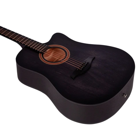 Акустическая гитара ROCKDALE Maverick D1 C BK фото 4