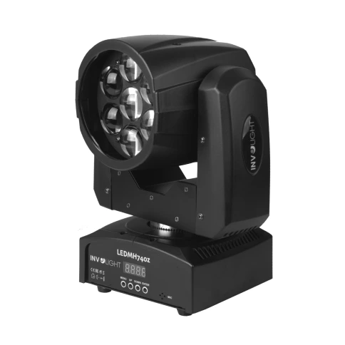 INVOLIGHT LEDMH740Z - голова вращения (WASH), 7шт LED RGBW, DMX-512 фото 1