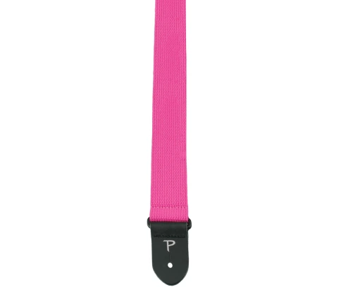 Perri's CWS20-1676 - Ремень для гитары, Серия COTTON, Материал: хлопок, Рисунок: отсутствует, Цвет: розовый, Ширина ремня: 5 см, Длина: 99 - 147 см фото 1