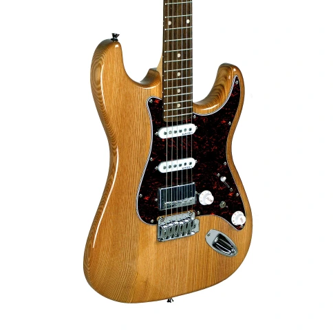 REDHILL STM400 NA - электрогитара, Stratocaster, S-S-H, ясень/клен+палисандр, цвет натуральный фото 4