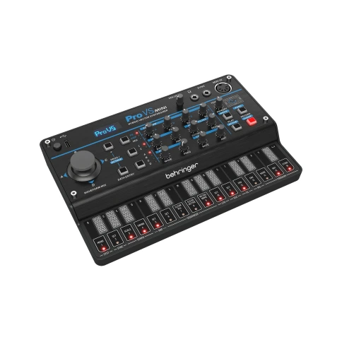 BEHRINGER PRO-VS MINI - полифонический четырёхголосный гибридный векторный синтезатор, 16 векторных фото 1
