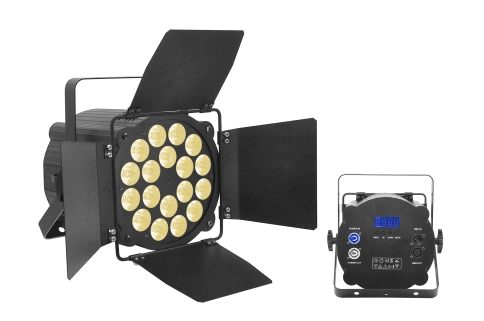 SL-107 Светодиодный прожектор, IP65, WRGBWA, 18х15Вт, LFocus фото 3