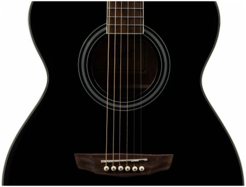FLIGHT AG-210 EQ BK - Гитара электроакустическая шестиструнная фото 2