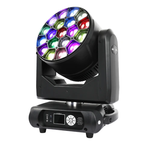 MH-4Y Вращающаяся голова Wash, Bee Eye, RGBW, LED 19х15Вт, LFocus фото 2