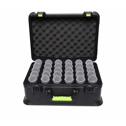 GATOR SH-MICCASE30 - пластиковый кейс для SHURE - 30 проводных микрофонов фото 4