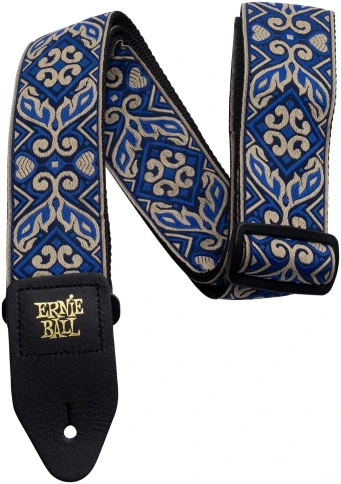 ERNIE BALL 4165 Jacquard Tribal Blue - Ремень для гитары фото 1