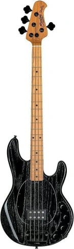 STERLING StingRay Black with White Stain - Бас-гитара 4 струны фото 1