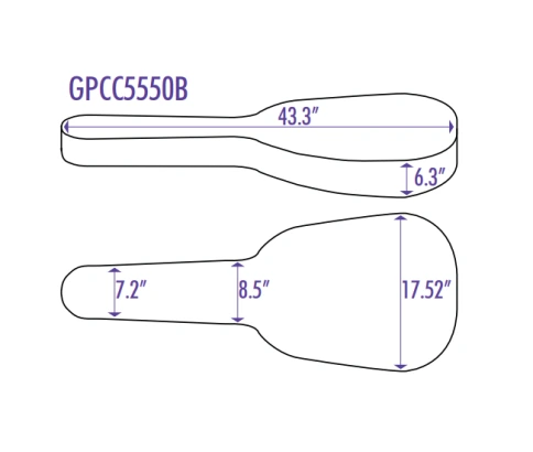 ONSTAGE GPCC5550B - кейс для классической гитары фото 2
