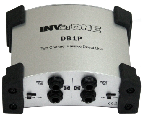 INVOTONE DB1P - пассивный двухканальный директ бокс, цвет серебристый фото 1