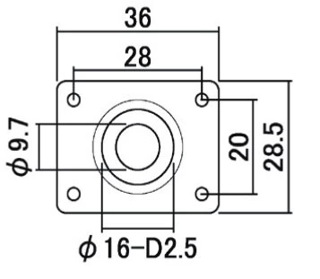 Крышка гнезда Hosco JP-20C фото 2