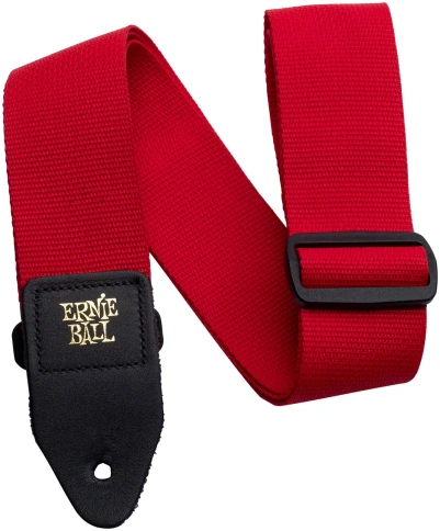ERNIE BALL 4040 PolyPro Red - Ремень для гитары фото 1