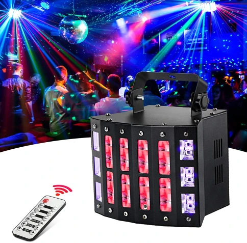 INVOLIGHT VENTUS IV - LED-световой эффект, комбинированный 3 в 1 (UV/STROB/DERBY) фото 6