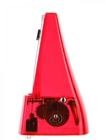 Метроном механический прозрачный красный Cherub WSM-330TRD фото 3