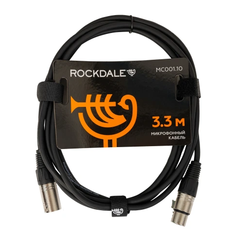 Микрофонный кабель ROCKDALE MC001.10 (3,3м) фото 1