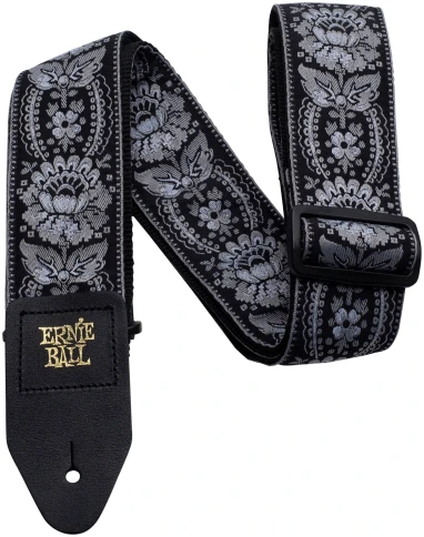 ERNIE BALL 4150 Jacquard Silver Orlean - Ремень для гитары фото 1