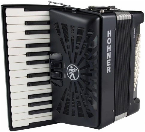 HOHNER Bravo II 48 black - Аккордеон 1/2 фото 4