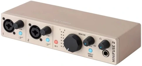 Аудиоинтерфейс Arturia MiniFuse 2 Champagne фото 2