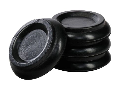 AG-PM1-BK Комплект подставок под пианино, дерево, 4 шт, черные, Aurora фото 1