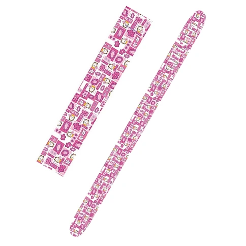 PERRI'S P25GF-1152 - кожаный ремень (2,5') для гитары (Гарфилд и цветы -розовый) фото 1