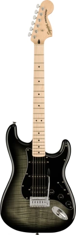 Электрогитара FENDER SQUIER AFFINITY 2021 STRATOCASTER FMT HSS MN BLACK BURST фото 1