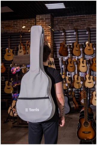 TERRIS TGB-A-01 GRY - Чехол для гитары акустической фото 3