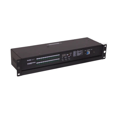 INVOLIGHT POWERPACK24 - блок прямых включений (Свитчер, PowerCon Out), 24 канала по 0,5А, DMX512 фото 1