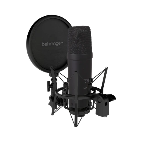 BEHRINGER TM1 DARK EDITION - студийный конденсаторный микрофон с большой мембраной (черный) фото 1