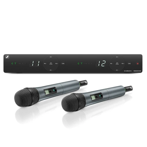 SENNHEISER XSW 1-825 DUAL-B - 2-х канальная радиосистема с 2-мя ручными передатчиками фото 1