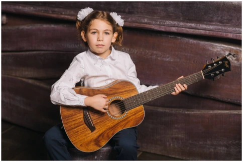 FLIGHT TR-1000 TEAK - Гитара акустическая уменьшенная фото 5